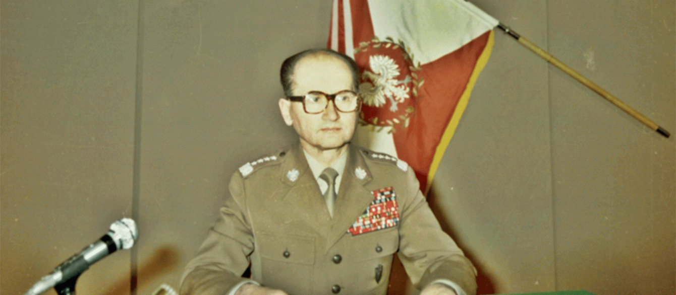General Wojciech Jaruzelski, the leader of Poland's Communist party, announced the imposition of martial law.