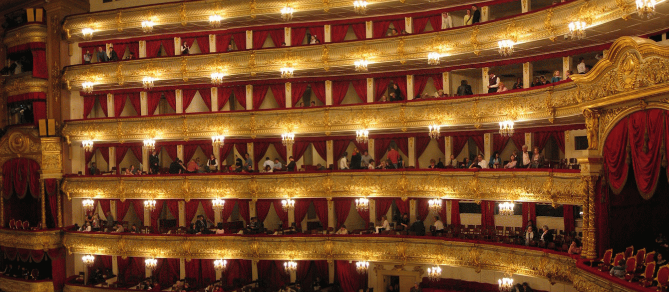 inside of Bolshoi Theater, Moscow