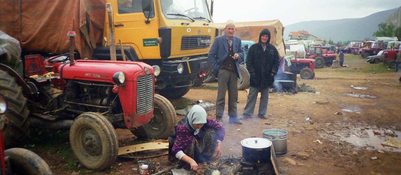 Kosovo Albanian refugees in 1999