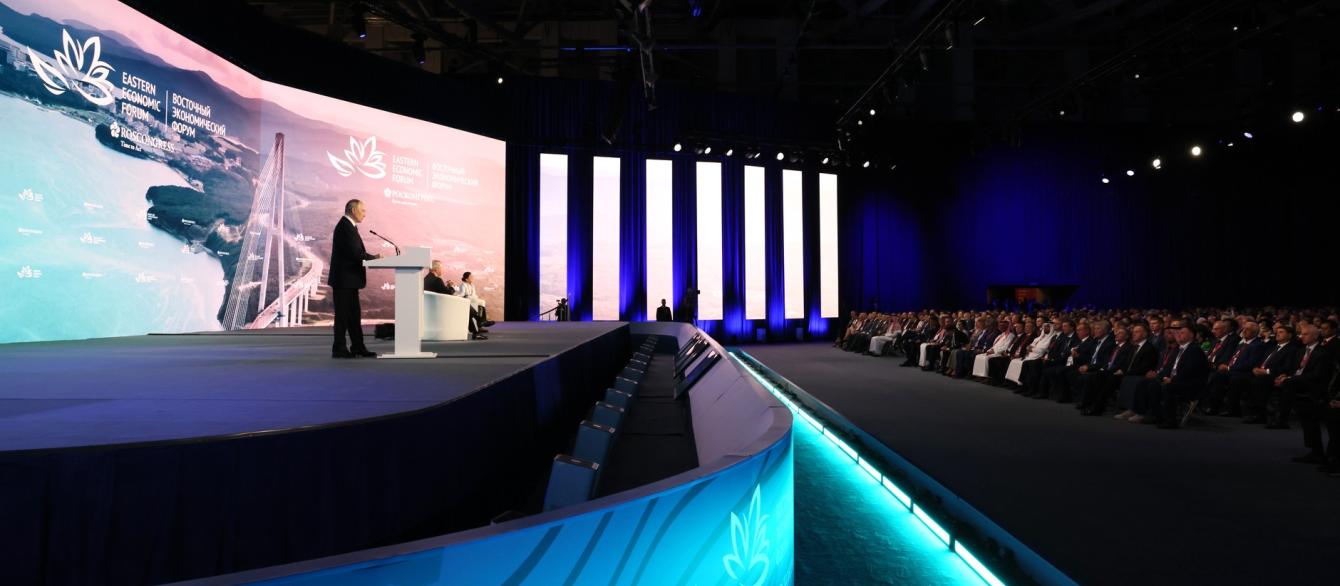 Vladimir Putin’s address at the plenary session of the 8th Eastern Economic Forum.