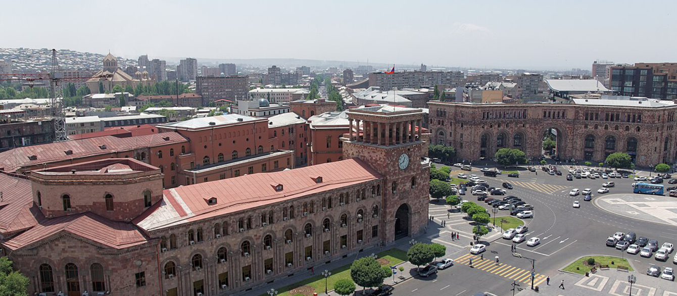 Government House of Armenia. Republic Square of Yerevan. Yerevan, Armenia.