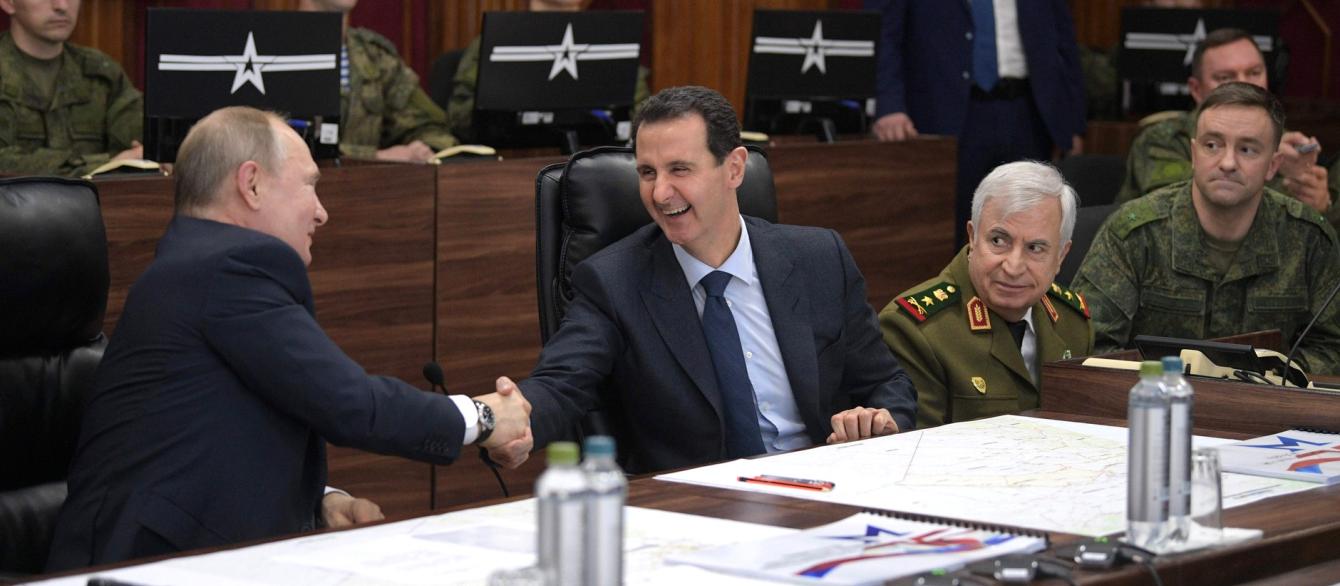 In 2020, President Vladimir Putin met with President Bashar al-Assad during a visit to Syria.