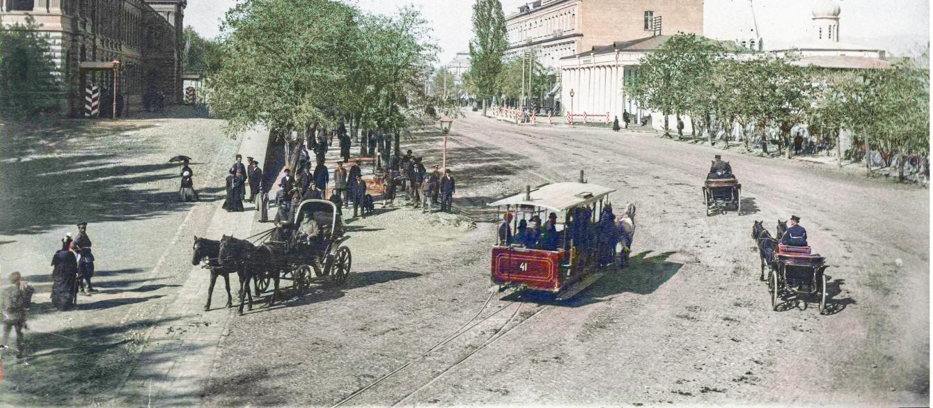 Old Tbilisi colorized photo