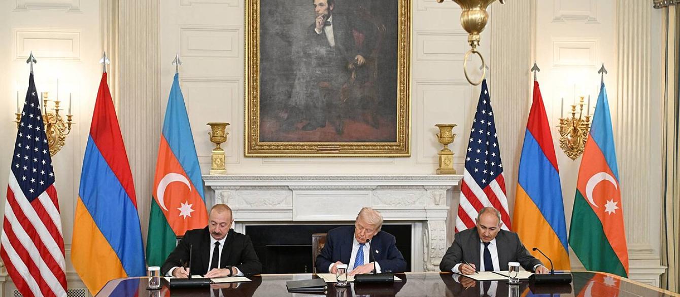 Joint declaration signed by presidents of US, Armenia, and Azerbaijan