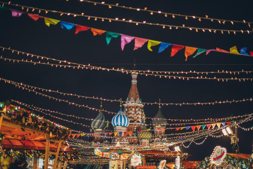 festival in front of Kremlin