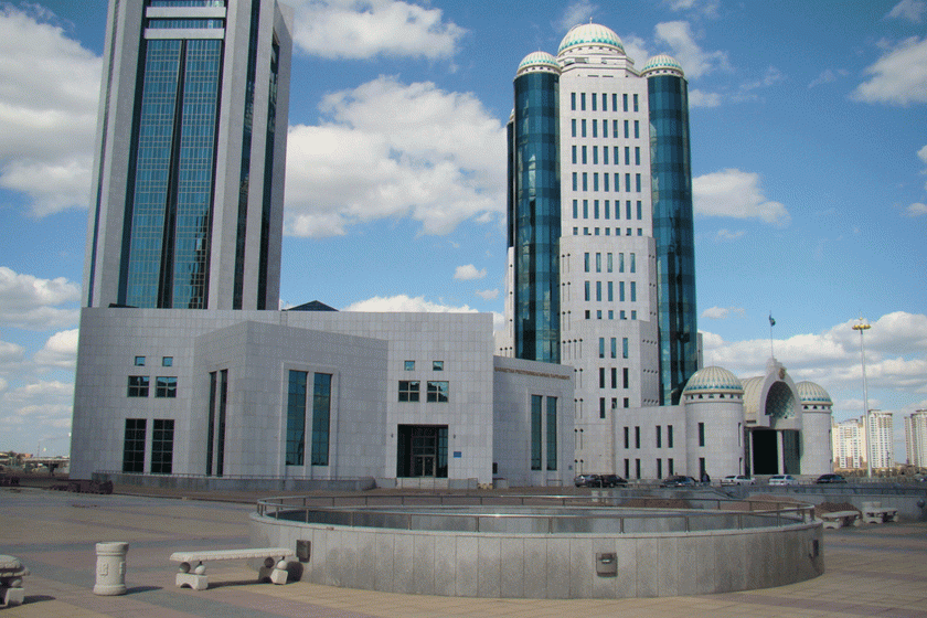 Kazakhstan Parliament building in Astana