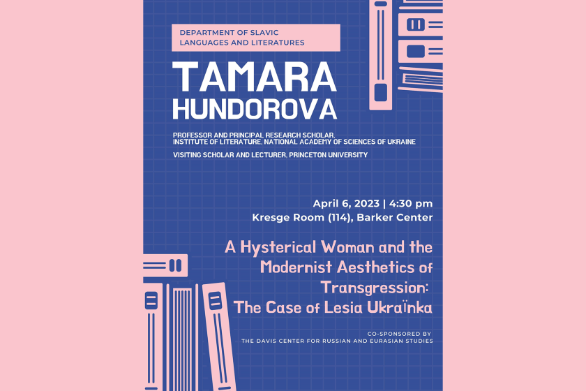 Tamara Hundorova Poster
