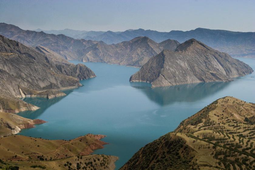 Nurek Reservoir, Tajikistan