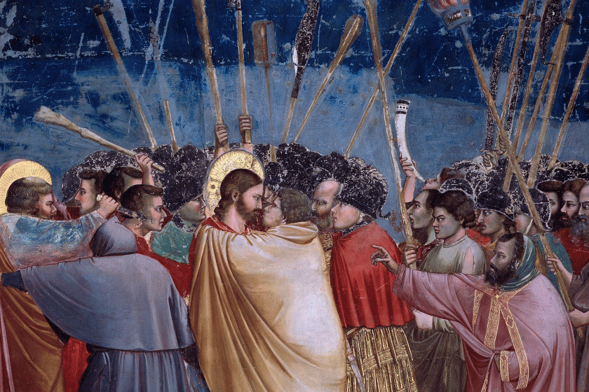 "Kiss of Judas" by Giotto di Bondone