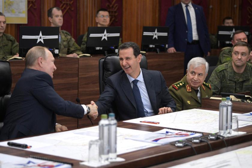 In 2020, President Vladimir Putin met with President Bashar al-Assad during a visit to Syria.