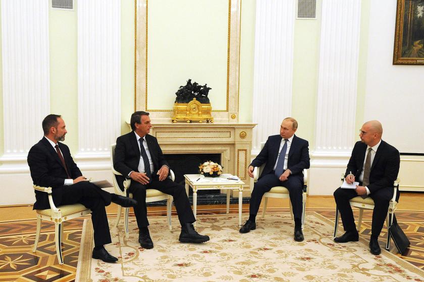 putin and balsario in chairs