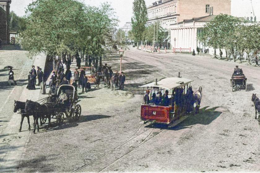 Old Tbilisi colorized photo