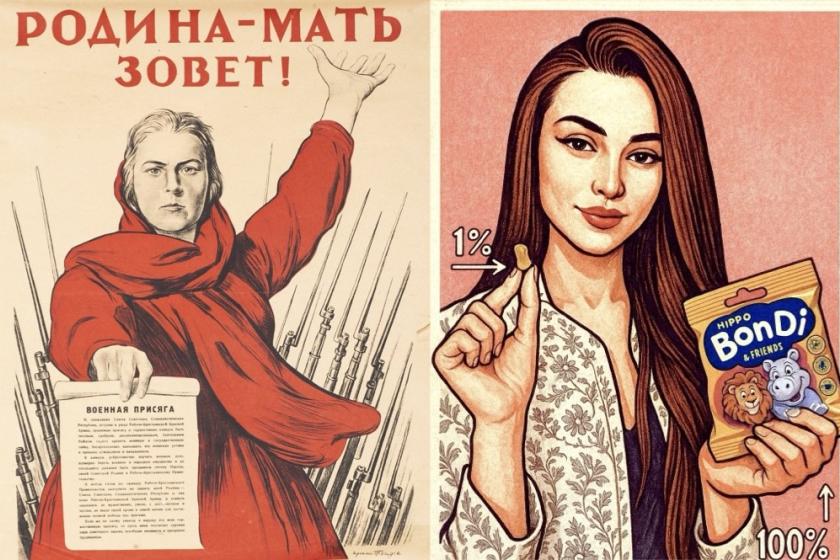 Motherland Poster and Kremlin Marketing Campaign