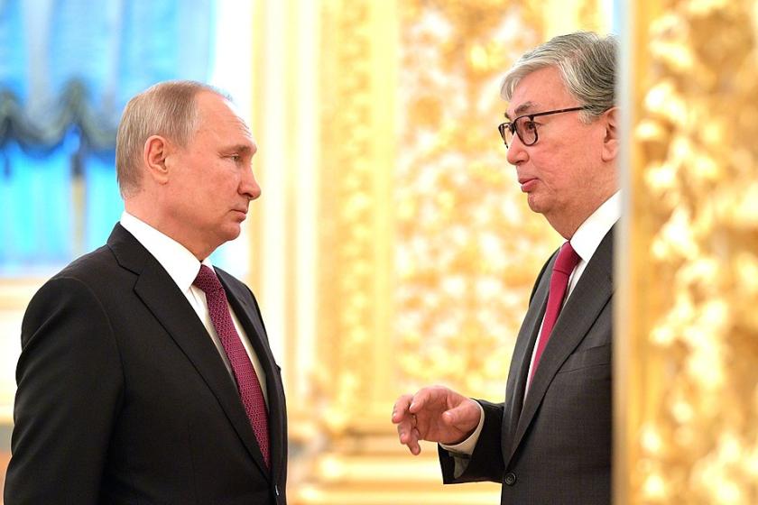 Putin and Tokayev