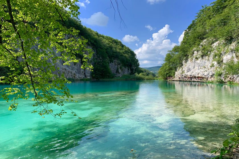 lake in the mountains of Croatia