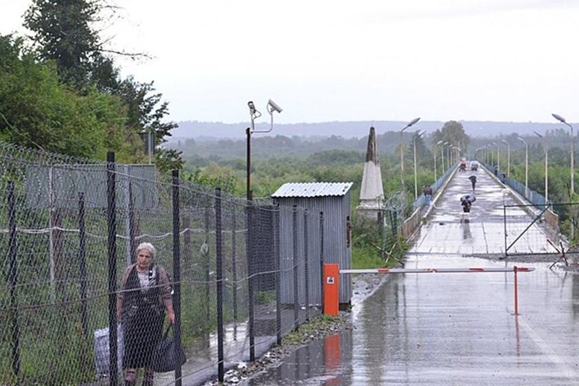 Russian military post at the administrative boundary line of Abkhazia, 2016